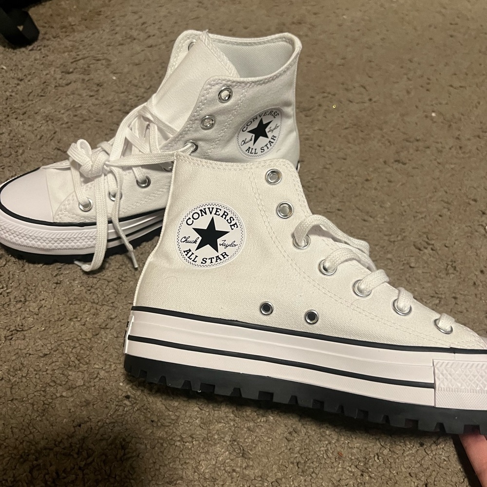 Converse platform sneakers